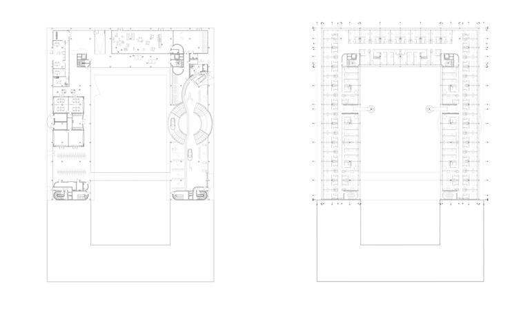 Student residence and reversible car park by Bruther and Baukunst ...